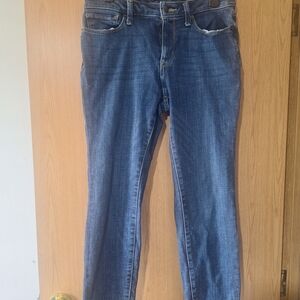 Calvin Klein Jeans High-Rise Slim Straight Blue Denim